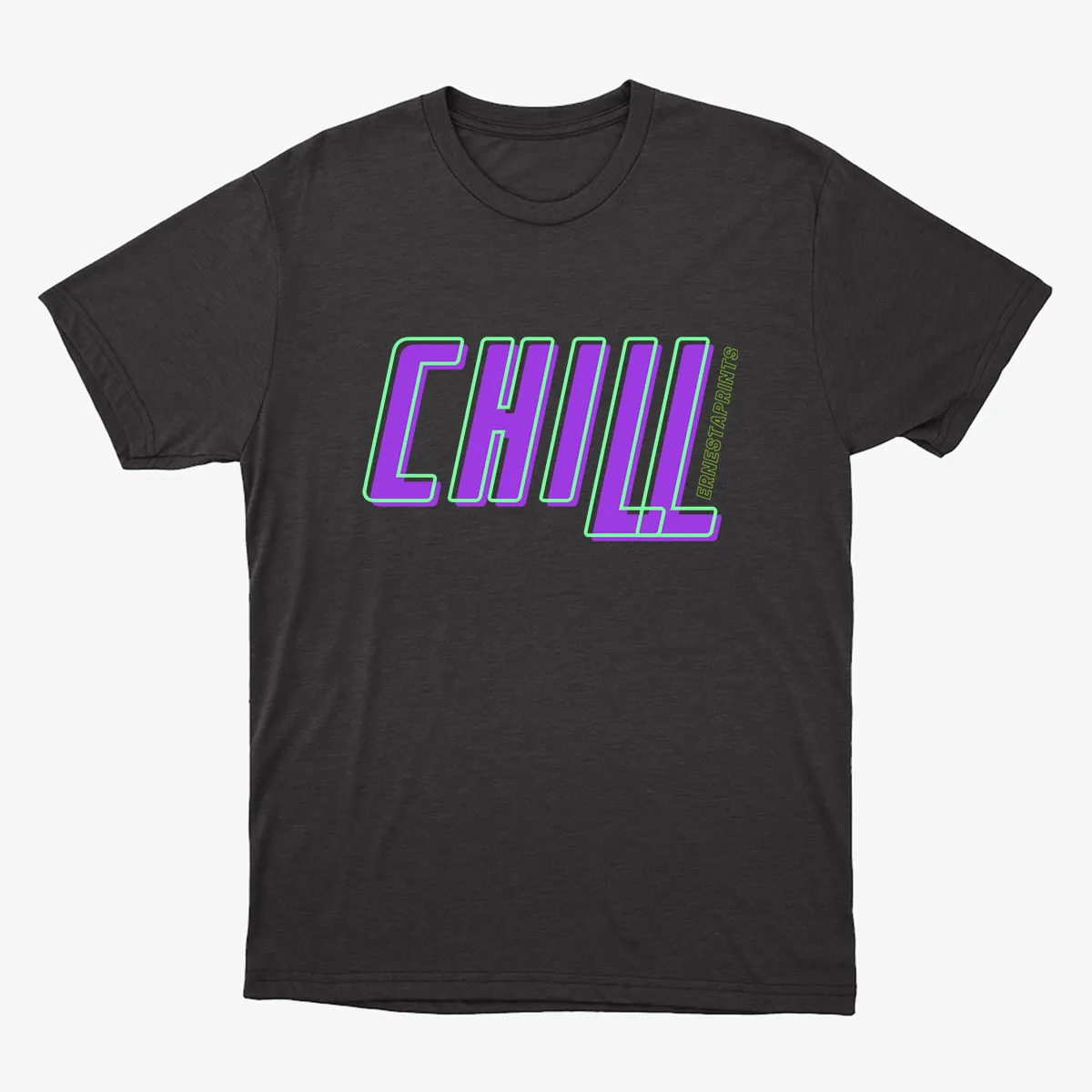 Chill Ernestaprints T-Shirt - Black