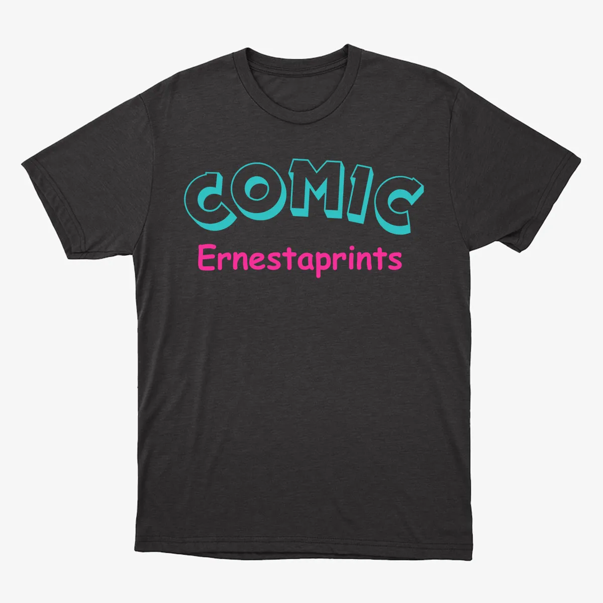 Comic Ernestaprints T-Shirt - Black