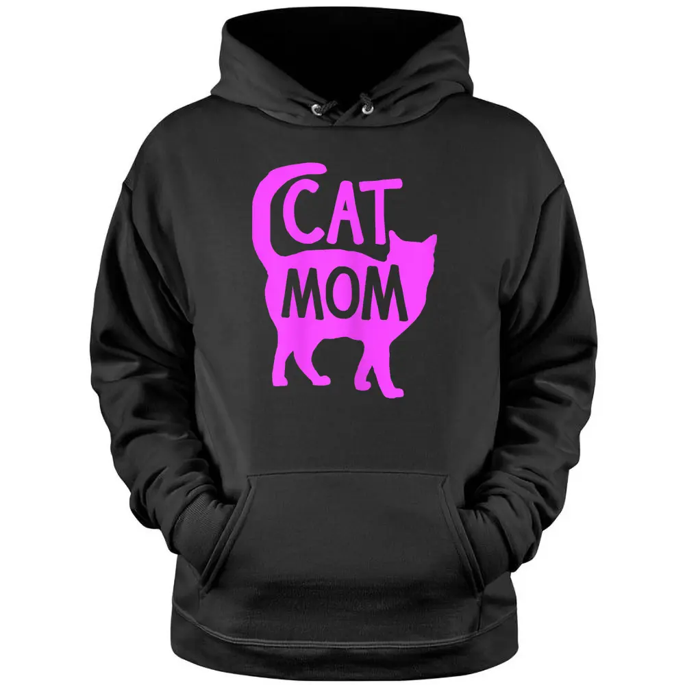 Best Cat Mom Mothers Day Women Kitty Mommy Mama Christmas Pullover Hoodie