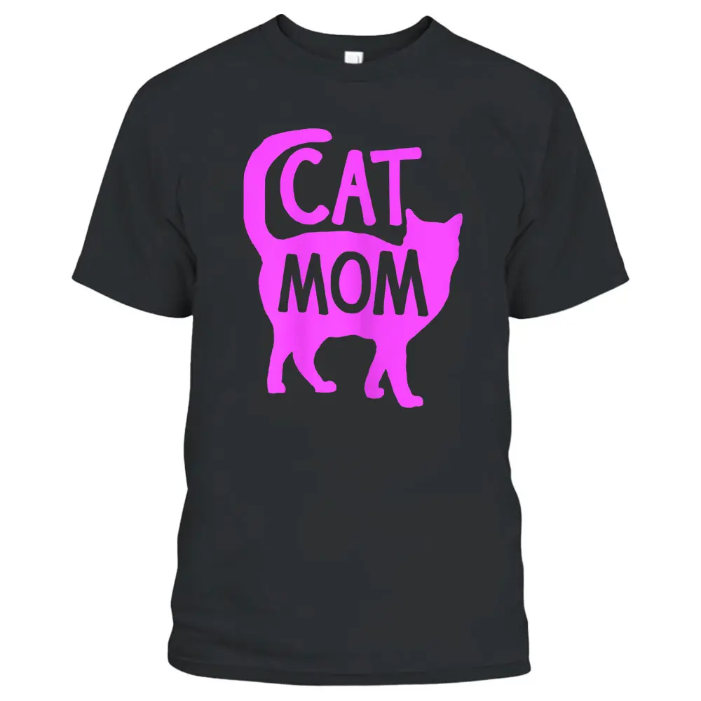 Best Cat Mom Mothers Day Women Kitty Mommy Mama Christmas T-Shirt