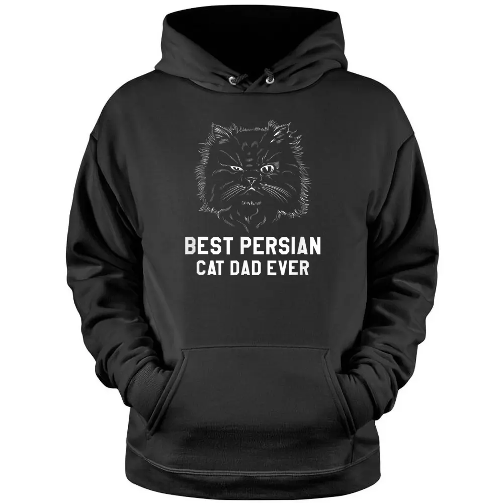 Best Persian Cat Dad Ever For A Cat Lover Pullover Hoodie