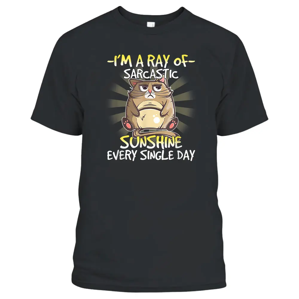 Cat I M A Ray Of Sarcastic Sunshine Every Single Day T-Shirt