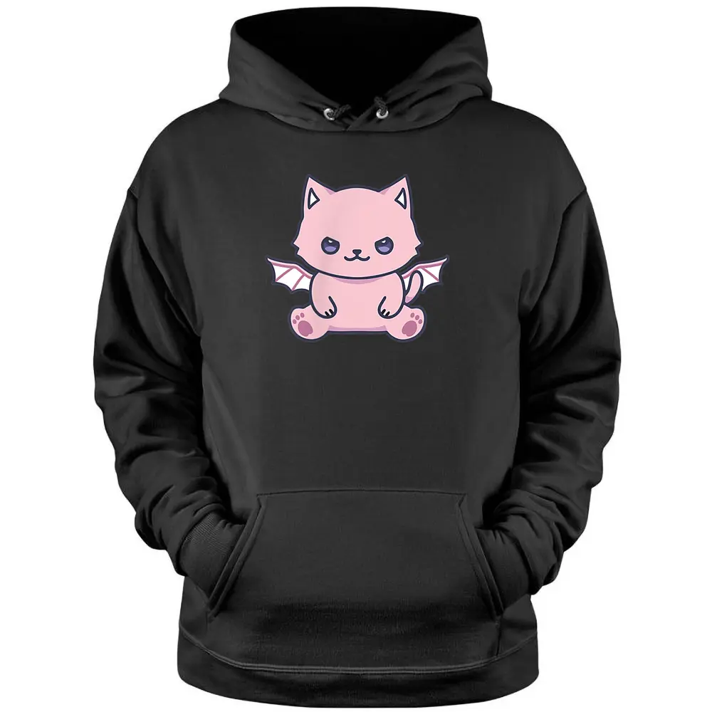 Cat Pastel Goth Cute Kawaii Aesthetic Lover Owner Spooky Pullover Hoodie