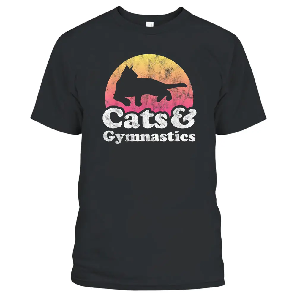 Cats And Gymnastics Cat And Gymnast T-Shirt