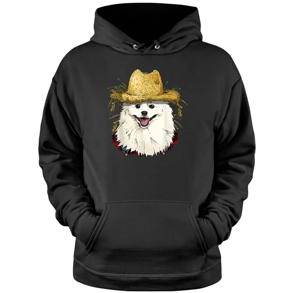 American Eskimo Farmer American Eskimo Dog Lover Pullover Hoodie