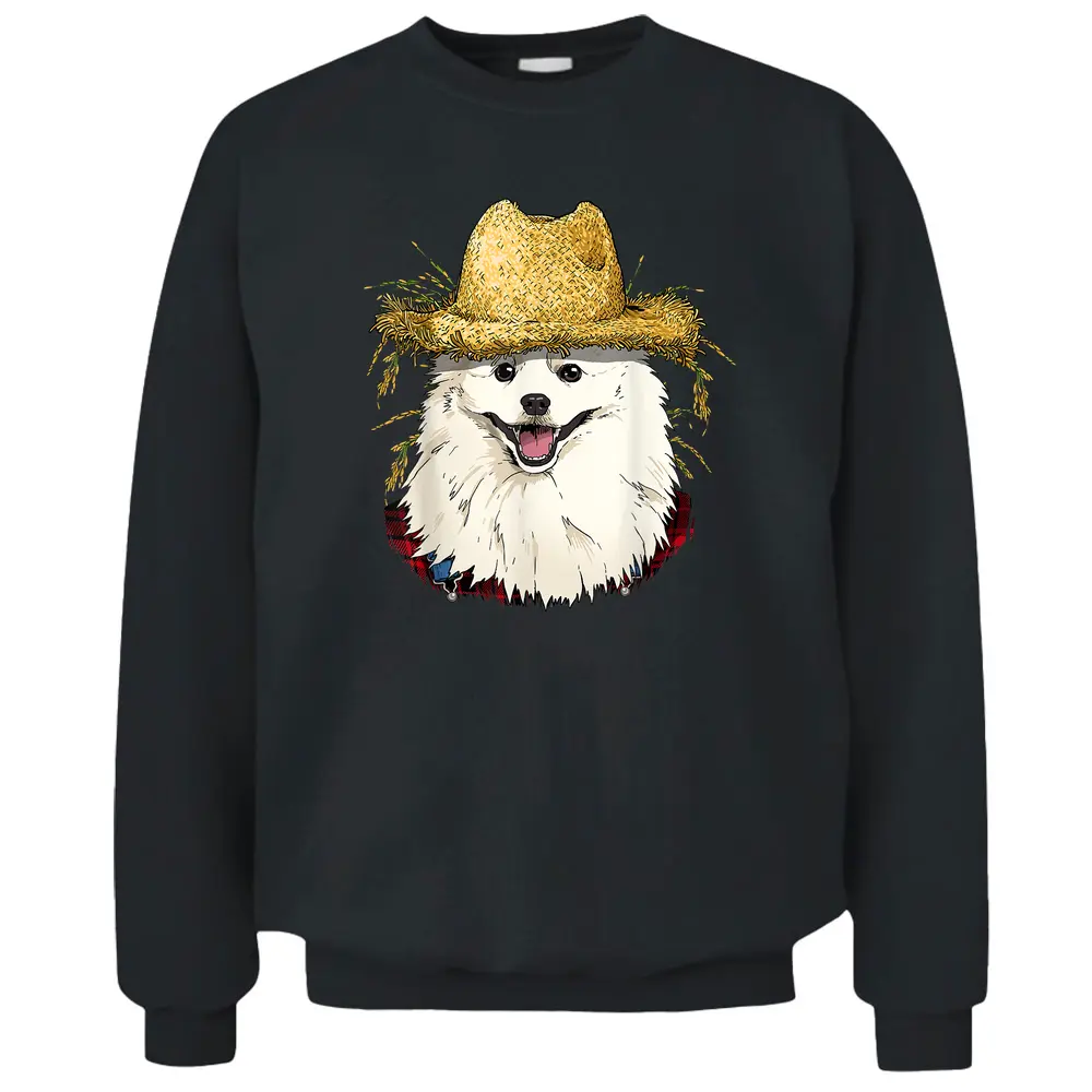 American Eskimo Farmer American Eskimo Dog Lover Pullover Sweatshirt