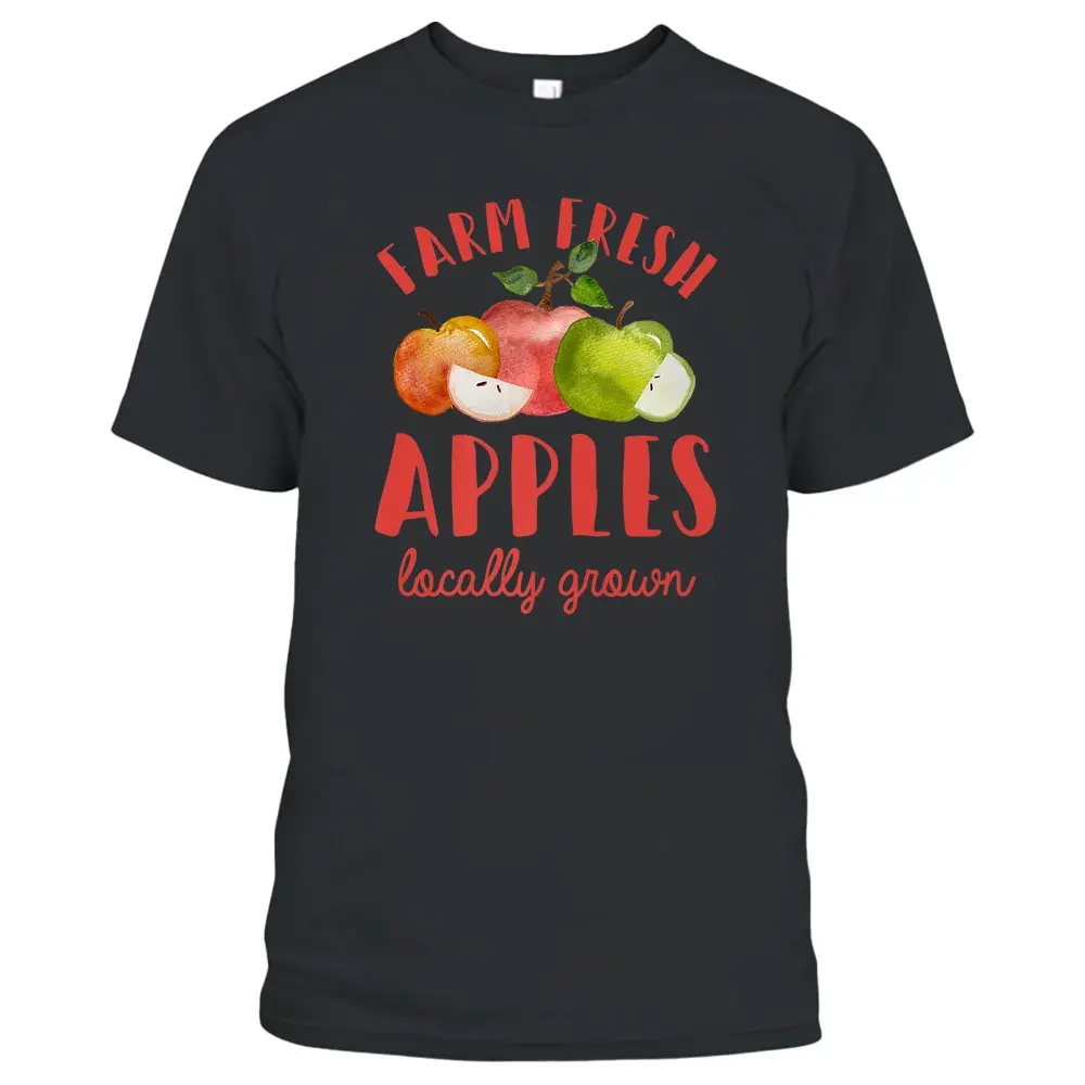 Apple Picking Farm Fresh Apples Farmer T-Shirt