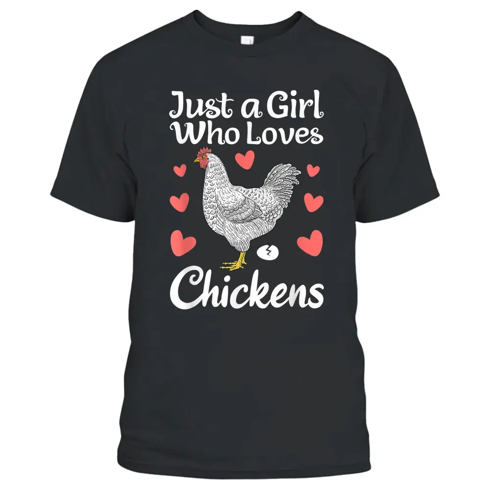 Best Chicken For Women Girls Rooster Poultry Chicken Farmer T-Shirt