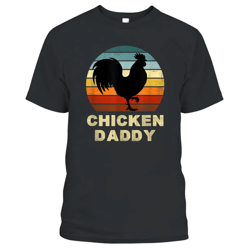 Chicken Daddy  Vintage Chicken Daddy Farmer T-Shirt