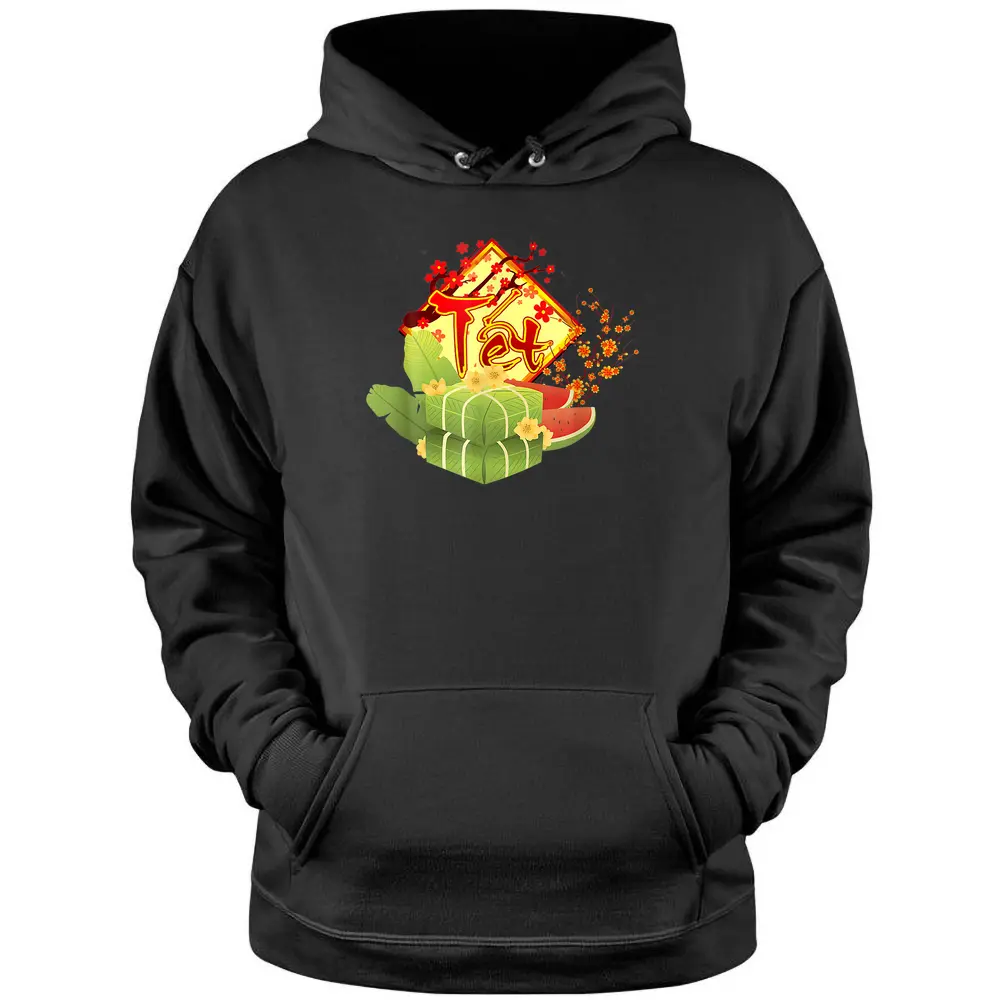 Chuc Mung Nam Moi 2023 Vietnamese Lunar New Year Cat Pullover Hoodie