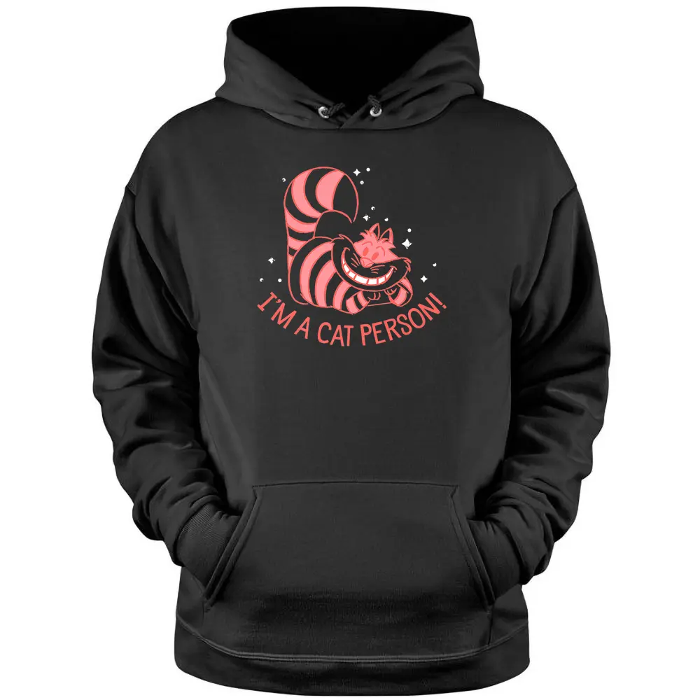 Disney Alice In Wonderland Cheshire Cat I'm A Cat Person  Pullover Hoodie