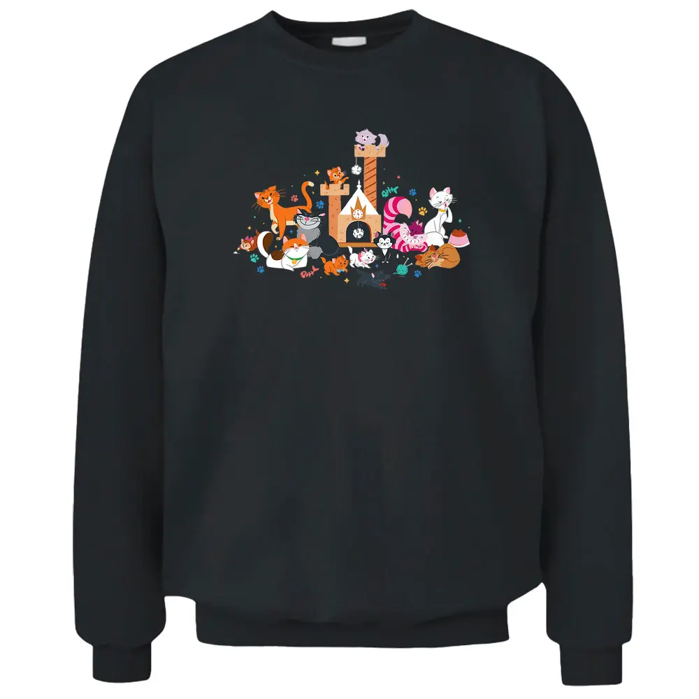 Disney Cats Kitten Friends Premium Pullover Sweatshirt