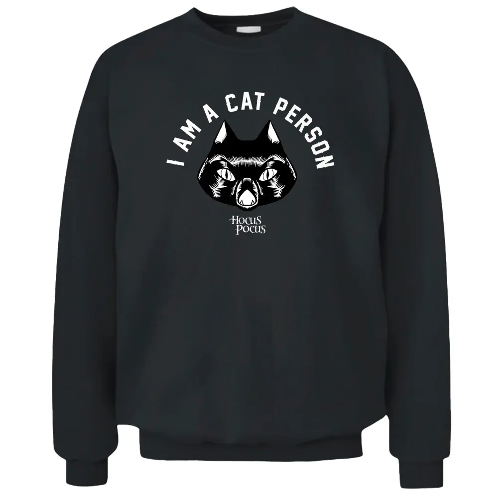 Disney Hocus Pocus Thackery Binx I'm A Cat Person Premium Pullover Sweatshirt