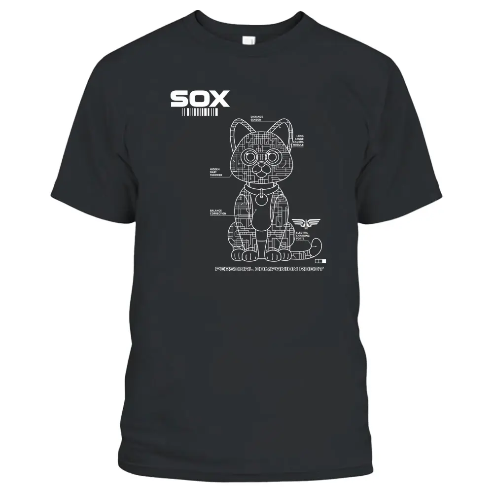 Disney Pixar Lightyear Sox Tech Schematics Poster T-Shirt