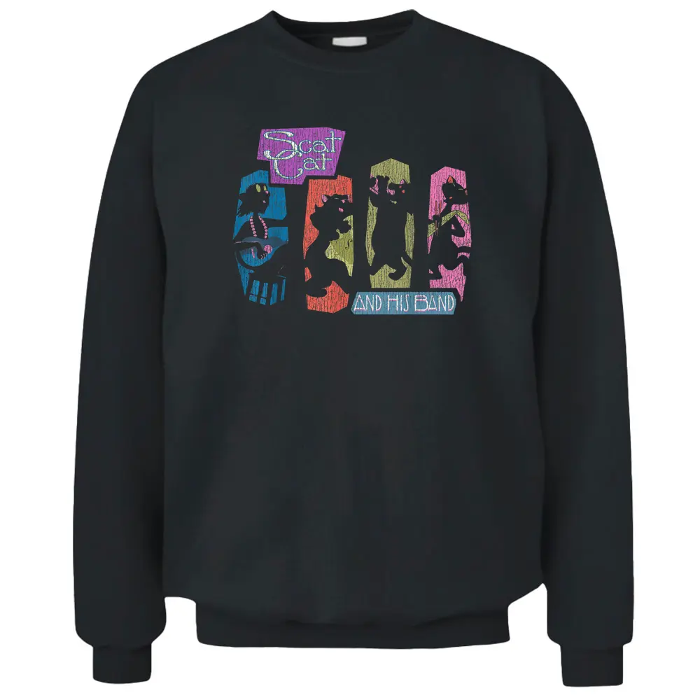 Disney The Aristocats Scat Cat Band Pullover Sweatshirt